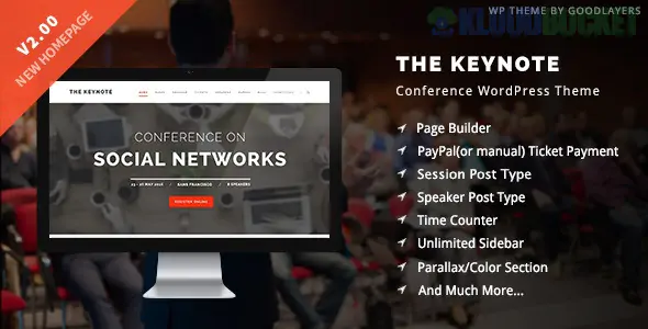 The Keynote - Conference / Event / Meeting WordPress Theme 2.4.1