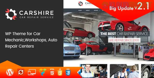 Car Shire - Auto Mechanic & Repair WordPress Theme 3.7