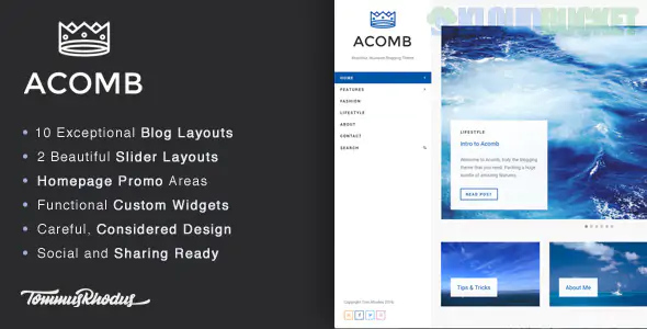 Acomb - Responsive Blogging WordPress Theme 1.0.7