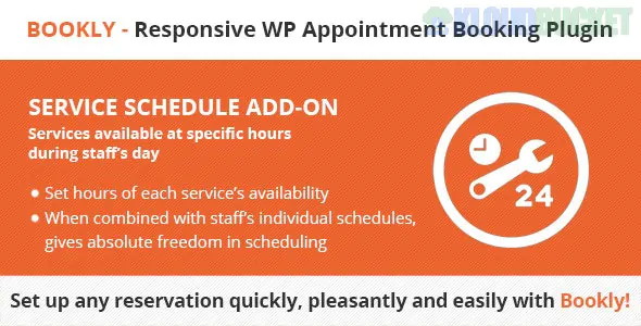 Bookly Service Schedule (Add-on) 3.6