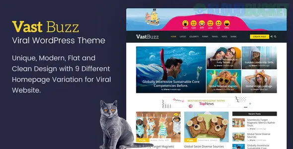Vast Buzz - Viral & Buzz WordPress Theme 1.1.4