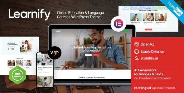 Learnify Theme | Online Courses Education WordPress Theme 1.13.0