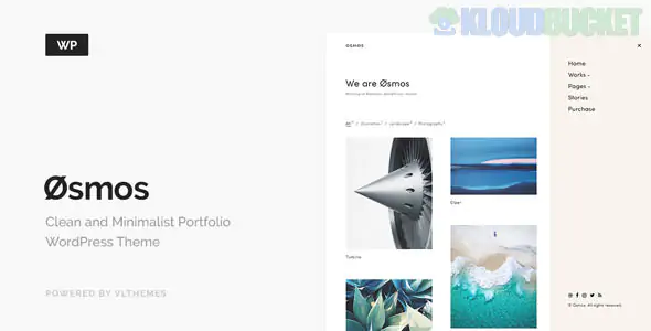 Osmos - Minimalist Portfolio WordPress Theme 1.3.1