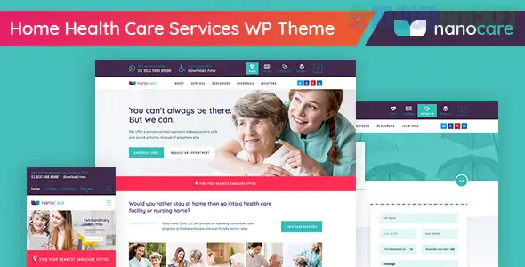 NanoCare - Home Health Care, Medical Care WordPress Theme 1.1.8