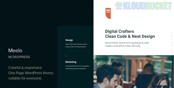Meelo - Corporate One Page WordPress Theme 1.5