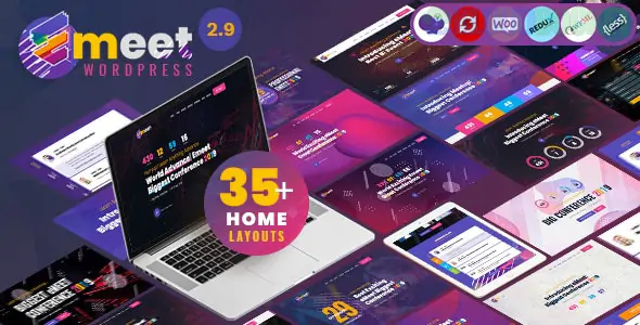 Emeet - Event, Conference & Meetup WordPress Theme 2.9.0