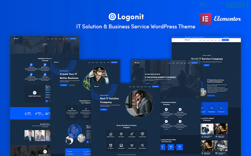 Logonit - IT Solutions & Business Service WordPress Theme