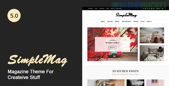 SimpleMag - Magazine theme for Creative Stuff 5.5