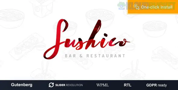 Sushico - Sushi and Asian Food Restaurant WordPress Theme 1.1.3