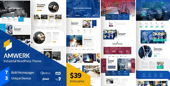 Amwerk - Industry WordPress Theme 1.2.9