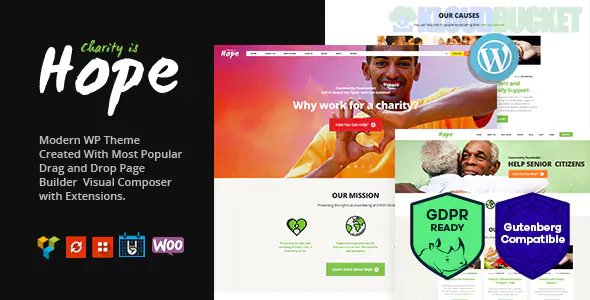 Hope | Non-Profit, Charity & Donations WordPress Theme + RTL 3.0.0