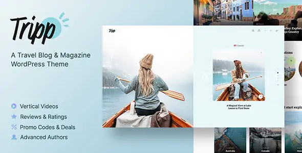 Tripp - Travel Blog & Magazine WordPress Theme 1.3.3