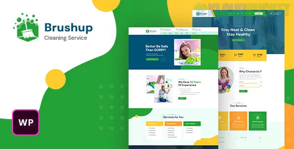 Brushup - Cleaning Service Company WordPress Theme 1.3