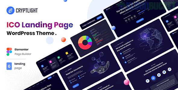 Cryptlight - ICO Landing Page WordPress Theme 1.2.3