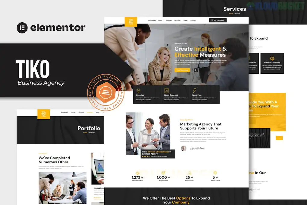 Tiko - Business Agency Elementor Template Kit