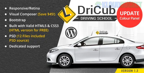 DriCub - Driving School WordPress Theme 3.5