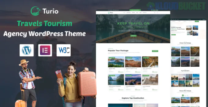 Turio Theme | Tour and Travel WordPress Theme Tourism Agency 1.4.0