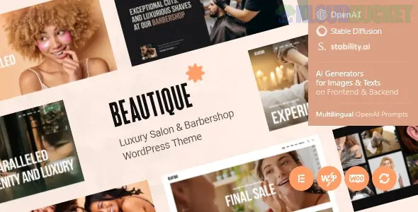Beautique - Luxury Salon & Barbershop WordPress Theme 1.1