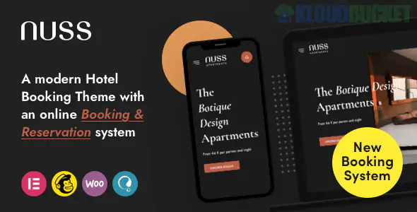 Nuss Theme | Hotel Booking WordPress 1.1.8