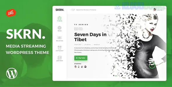 SKRN - Media Streaming App WordPress Theme 5.9