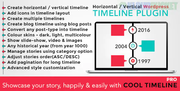 Cool Timeline Pro - WordPress Timeline Plugin 4.8.12