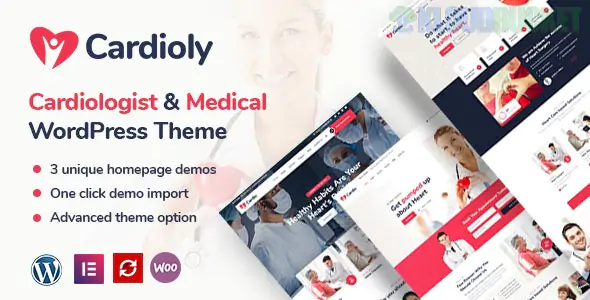 Cardioly - Cardiologist and Medical WordPress Theme 3.1