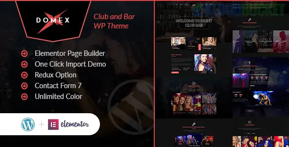 Domex - Night Club WordPress Theme 1.0