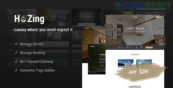 Hozing - Hotel Booking WordPress Theme 1.2.7