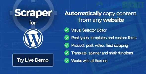 Scraper - Automatic Content Crawler Plugin for WordPress 2.0.6
