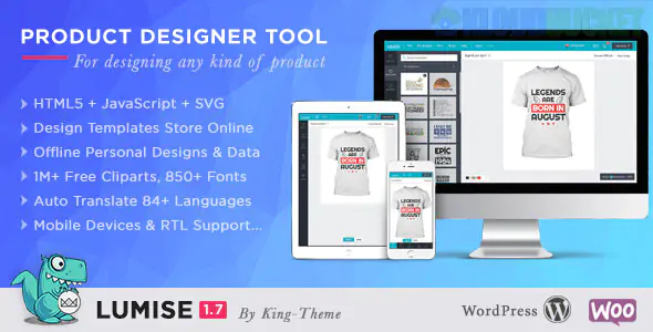 Lumise | Product Designer for WooCommerce WordPress 2.0.6