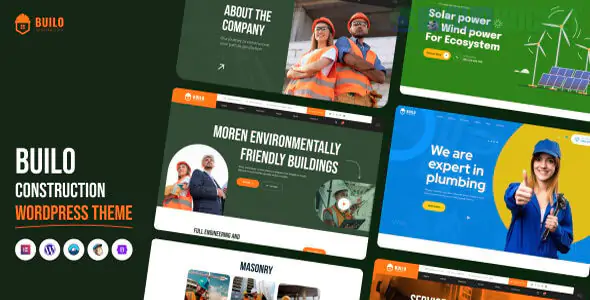 Builo - Construction WordPress Theme 1.0.2