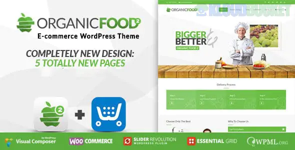 Organic Food - Farm & Food Business Eco WordPress Theme 1.3.3
