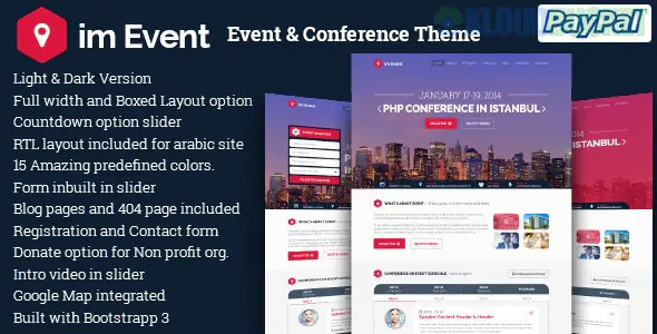 imEvent - Conference Meetup WordPress Theme 3.4.0