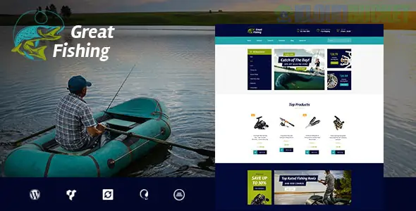 Fishing - Hunting Hobby WordPress Theme 1.5.1