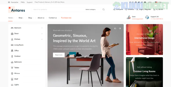 Antares - Furniture WordPress Theme for WooCommerce 1.6.0