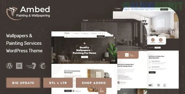 Ambed - Wallpapers & Painting Services WordPress Theme 1.1