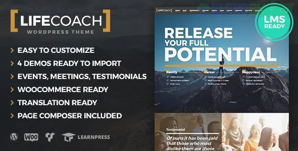 Life Coach Wordpress Theme 3.0.0