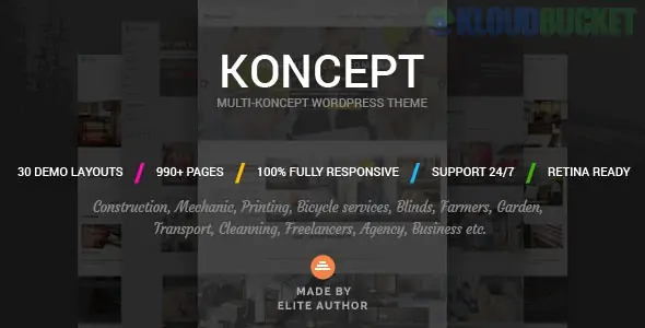 Koncept - Responsive Multi-Concept Wordpress Theme 1.1