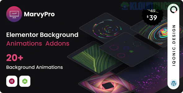 MarvyPro - Background Animations for Elementor 1.7.2