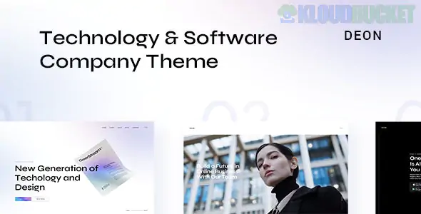 Deon - Technology and Software Company Theme 1.3
