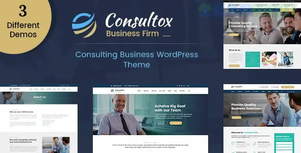 Consultox - Consulting Business WordPress Theme 2.5