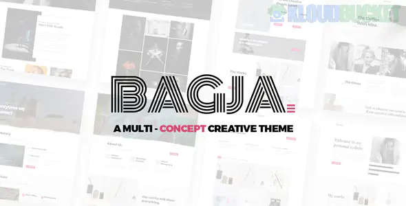 Bagja - Responsive Multi Concept & One Page Portfolio Theme 1.2.7