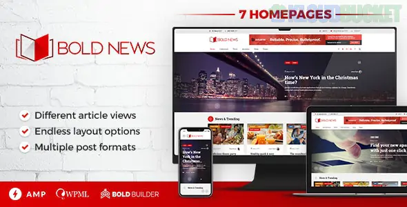 Bold News - WordPress Magazine & Newspaper Theme 1.5.0
