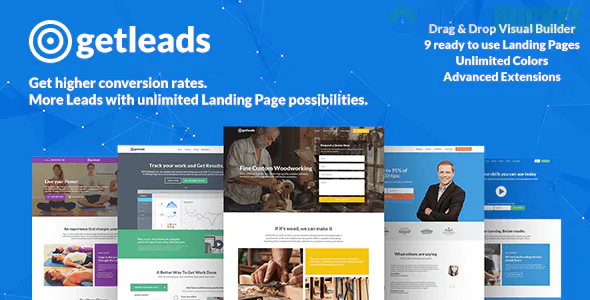 Getleads High-Performance Landing Page WordPress Theme 2.5.0