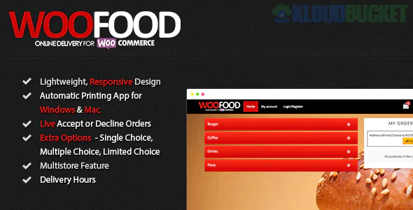 WooFood- Food Ordering (Delivery/Pickup) Plugin for WooCommerce & Automatic Order Printing 2.7.6