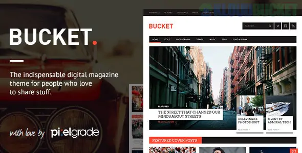 BUCKET - A Digital Magazine Style WordPress Theme 1.7.0