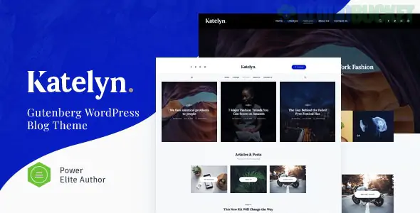 Katelyn | Creative Gutenberg Blog WordPress Theme 1.0.9