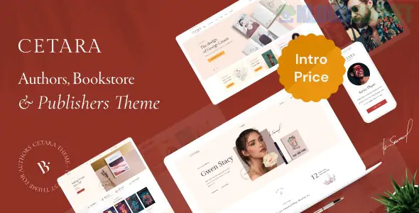 Cetara - Beautiful WordPress Theme for Authors 2.0
