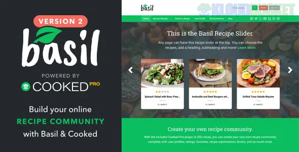 Basil - WordPress Recipes Theme 2.0.3
