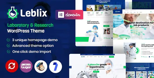 Leblix - Laboratory & Research WordPress Theme